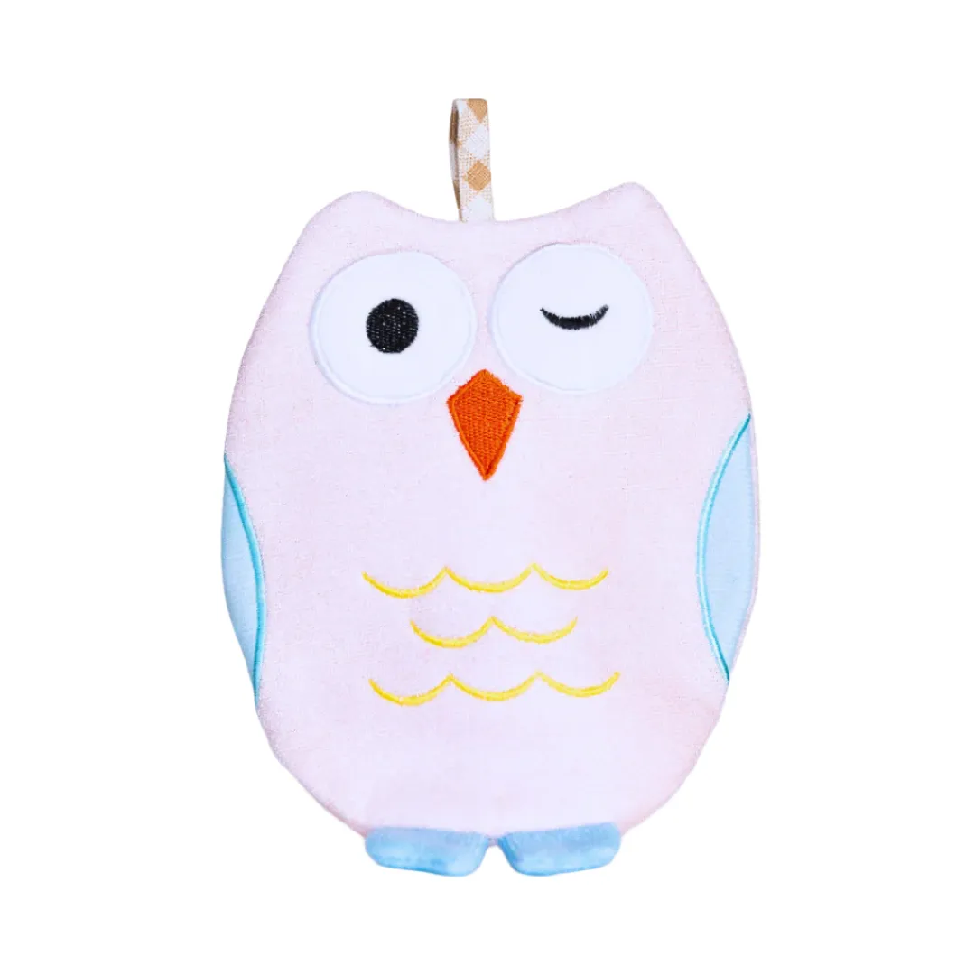 Olivia the Owl - Terry Bath Mitt