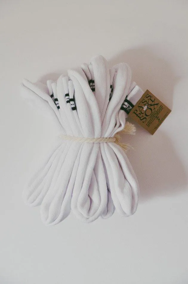 Pass-Port Hi Sox 5 Pack - White