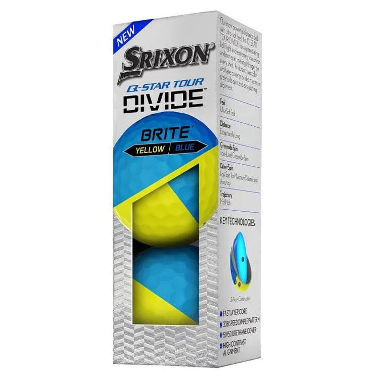 Pelotas de golf Srixon Q Star Tour Divide