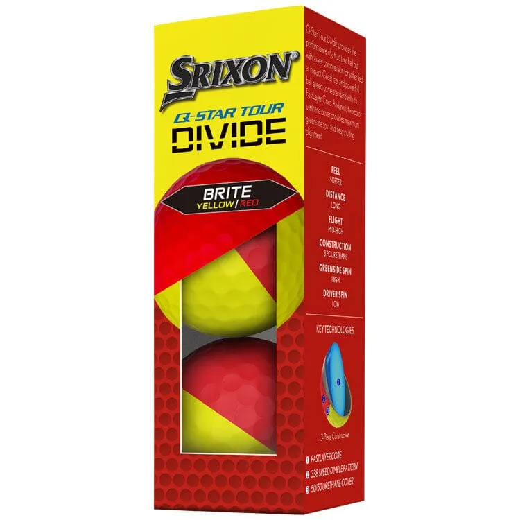 Pelotas de golf Srixon Q Star Tour Divide