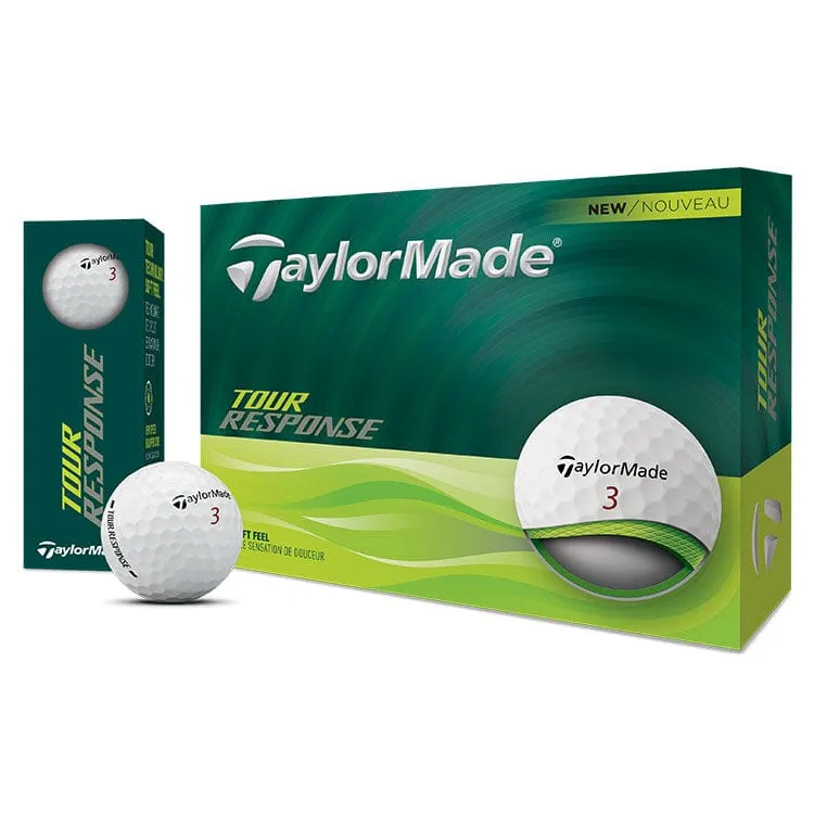 Pelotas de golf TaylorMade Tour Response, paquete de 12