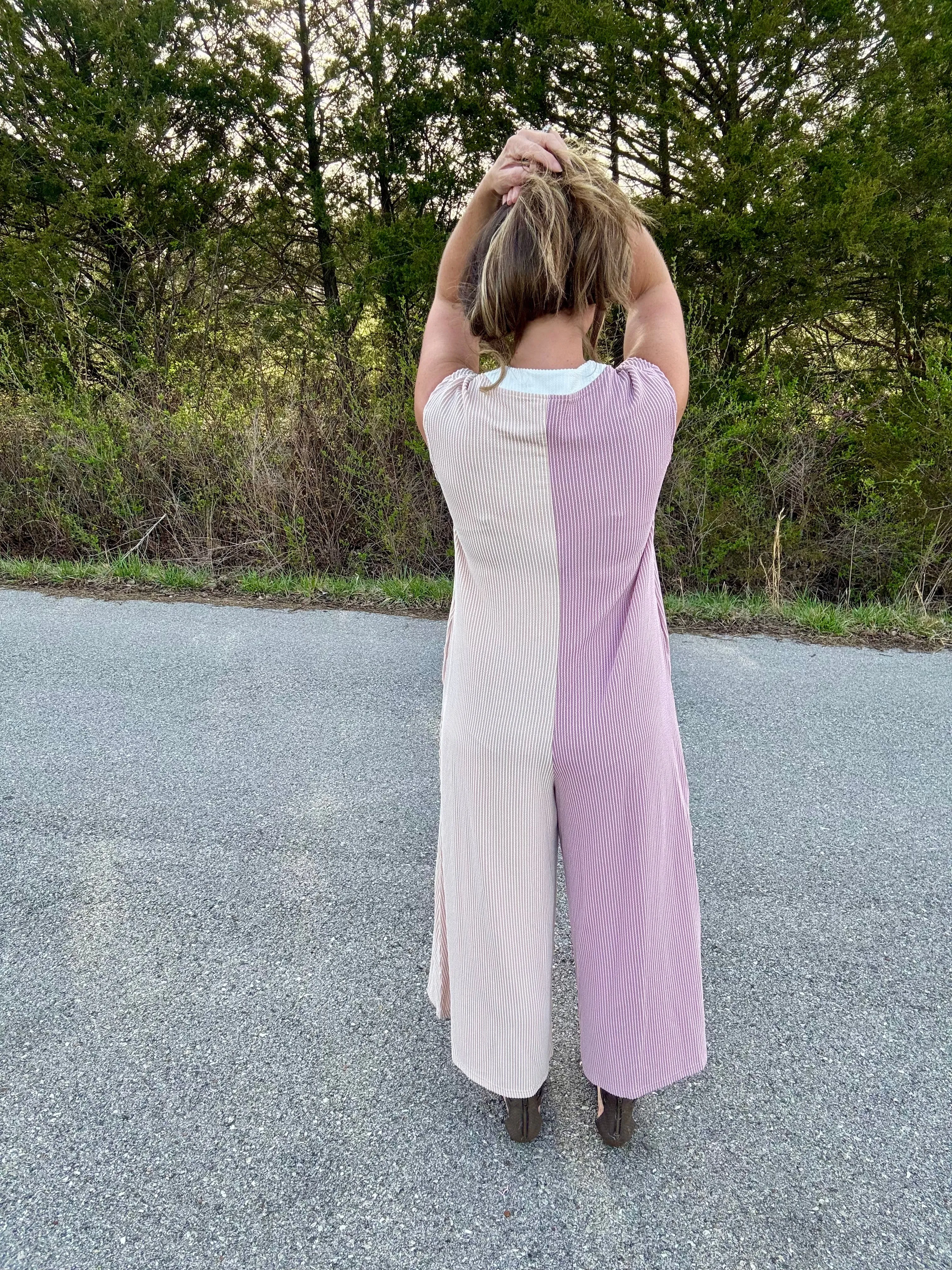 Penny Two Tone Romper