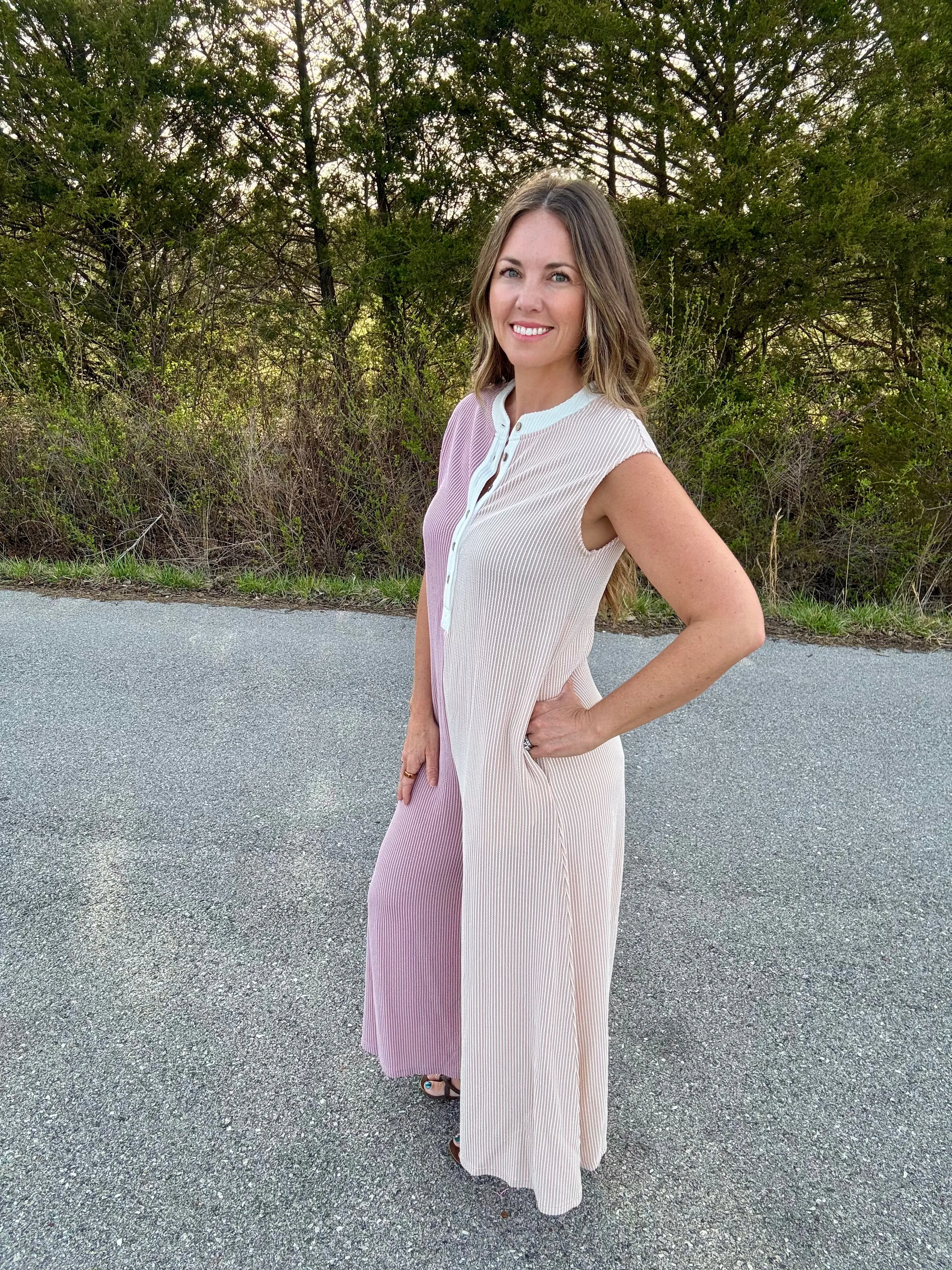 Penny Two Tone Romper
