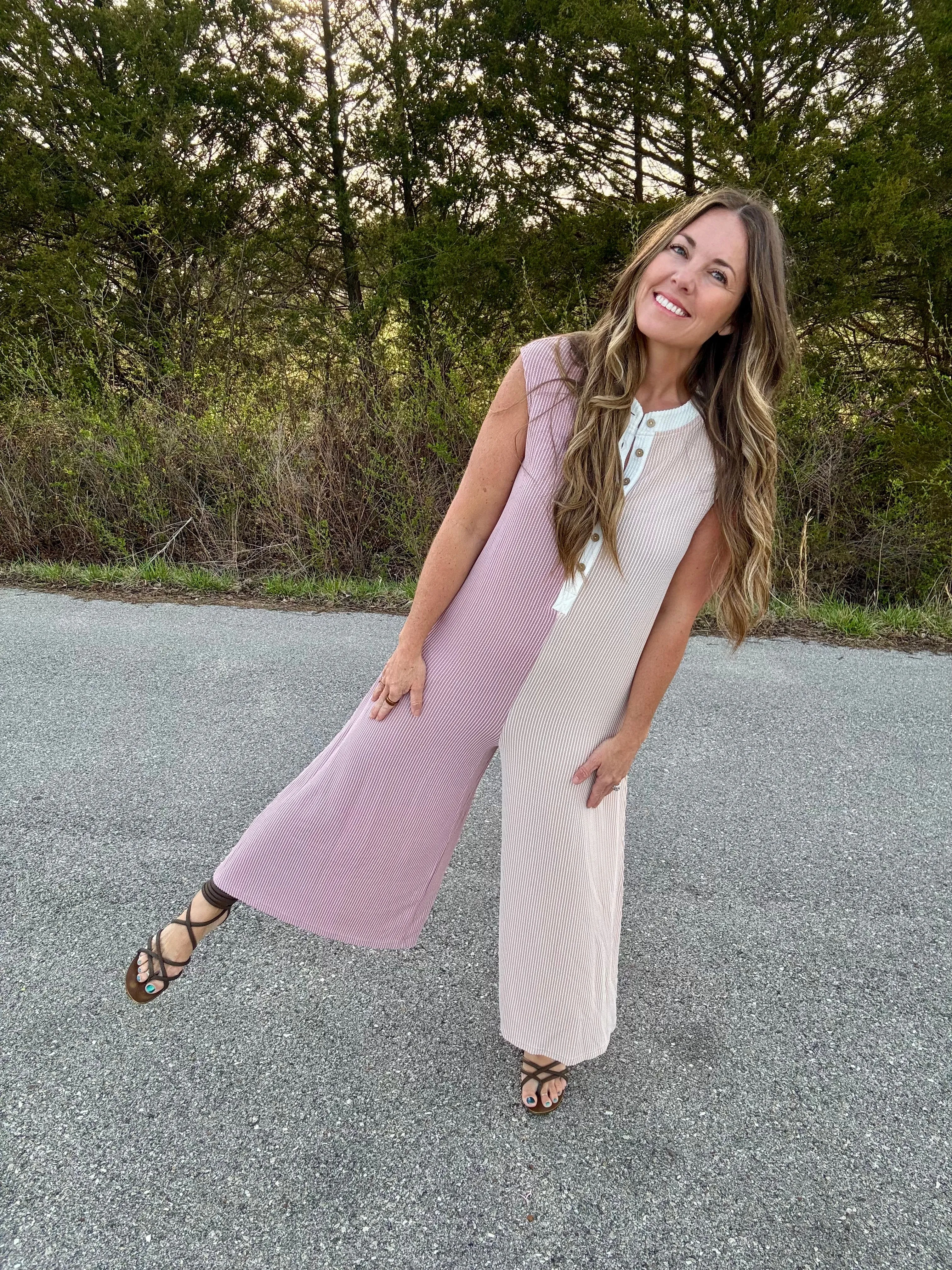 Penny Two Tone Romper