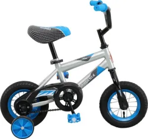 Phoenix - Boys Bike with Side Wheels (10")