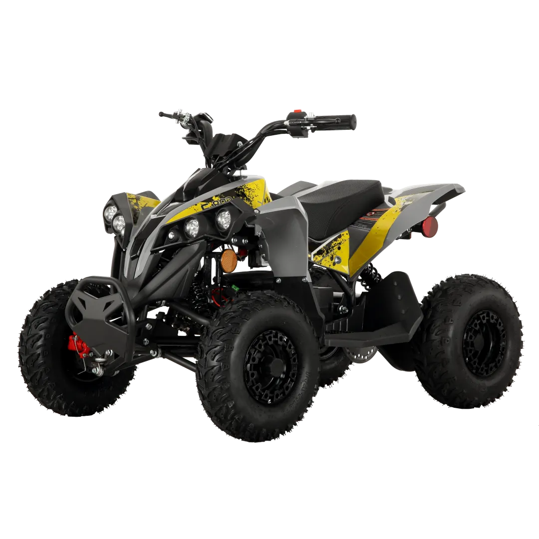 Pioneer e-802 electric ATV Bundle | Ages 6  only | Blue Decals Feat.