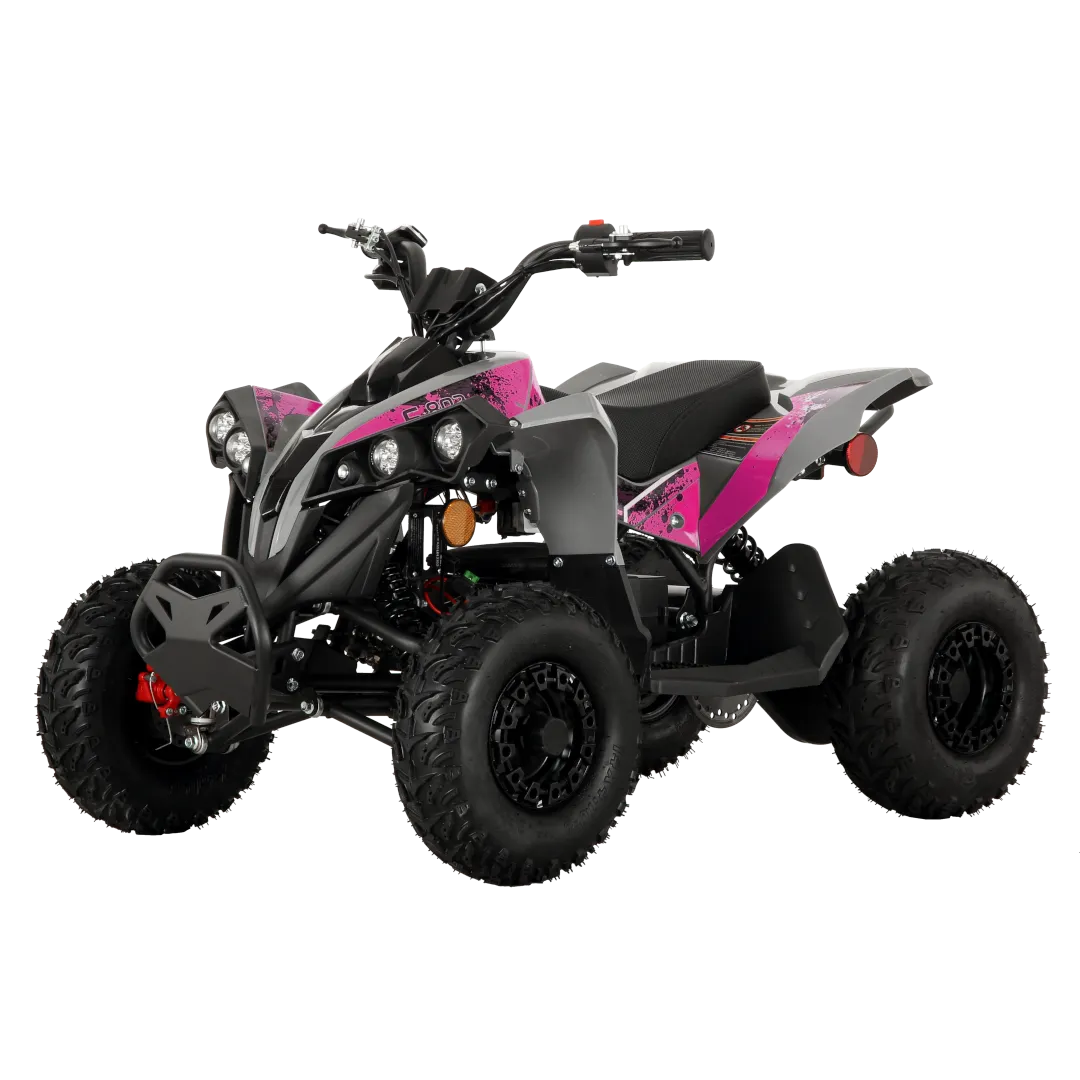 Pioneer e-802 electric ATV Bundle | Ages 6  only | Blue Decals Feat.