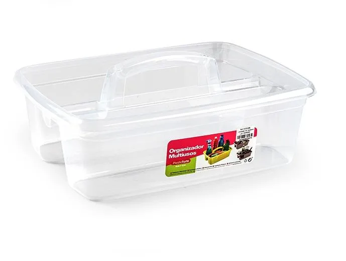 Plastic Forte Caddy/ Organizer – Transparent
