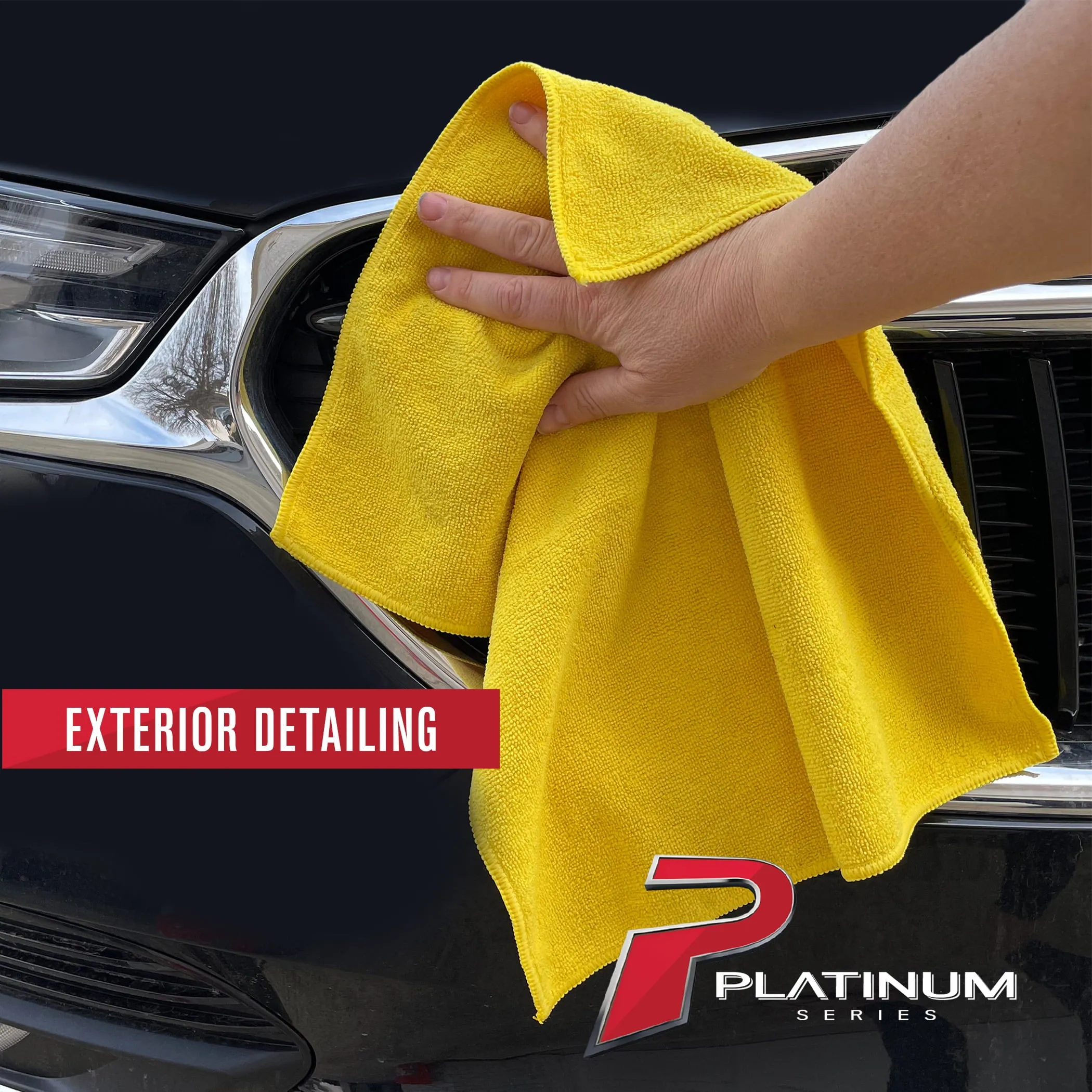 Platinum Series Premium Heavy Duty Multi-Purpose Microfiber Towel, Cleaning, Det