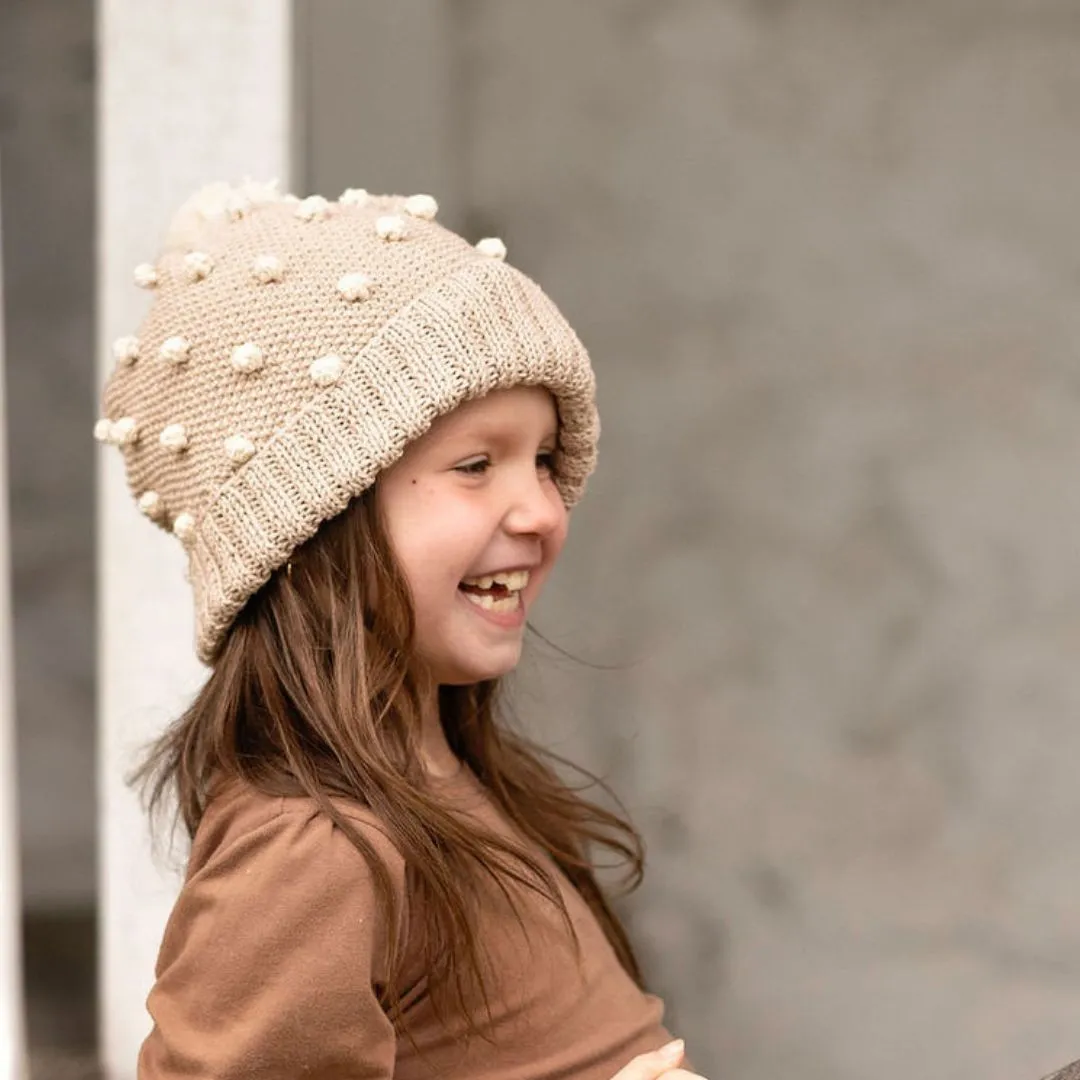Popcorn Knit Hat