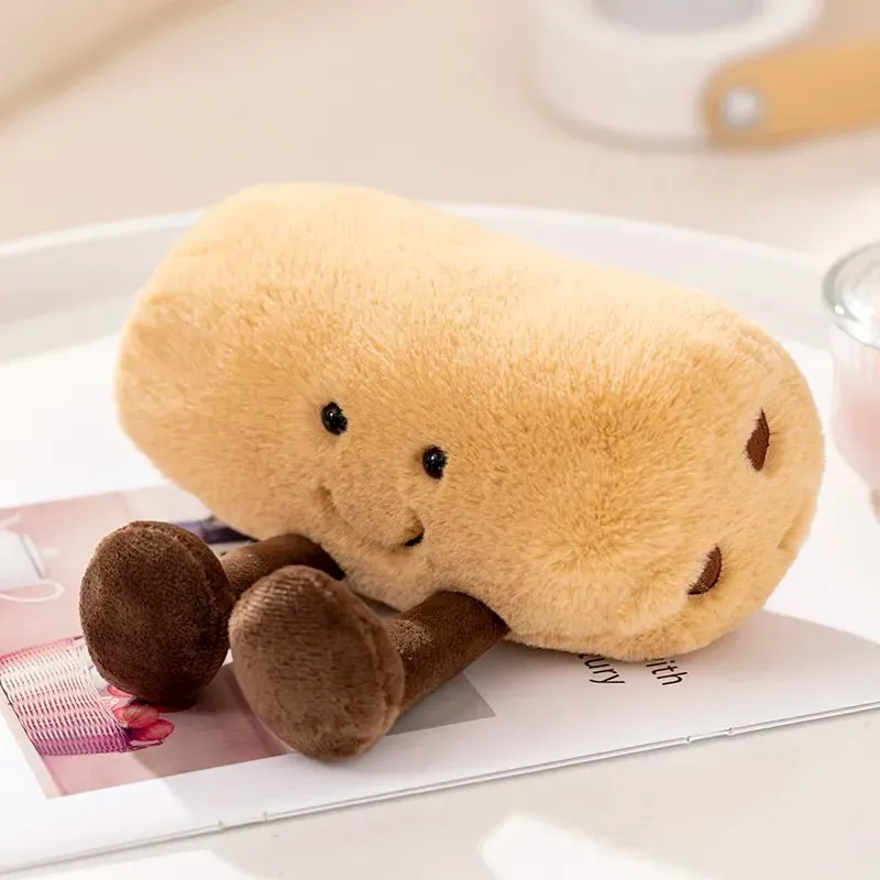 Pretzel Croissant Toast Plush Toy