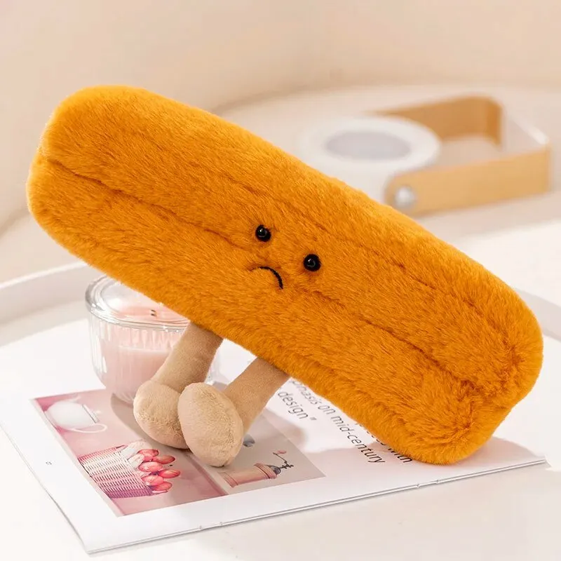 Pretzel Croissant Toast Plush Toy