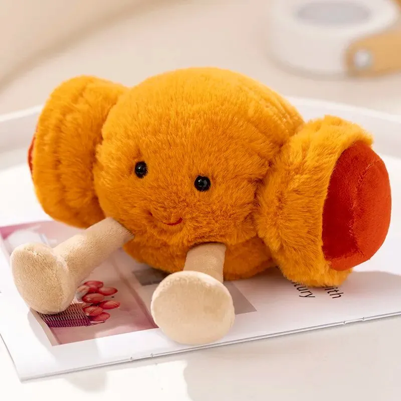 Pretzel Croissant Toast Plush Toy