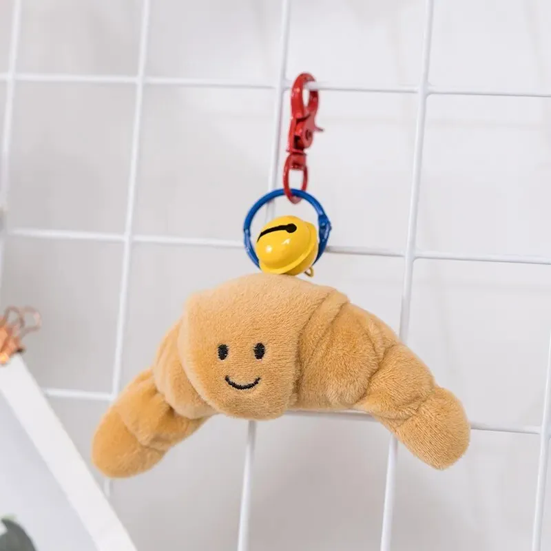 Pretzel Croissant Toast Plush Toy
