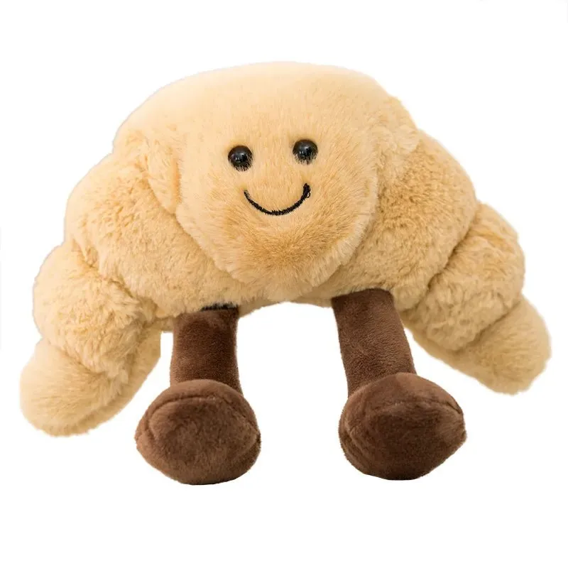 Pretzel Croissant Toast Plush Toy