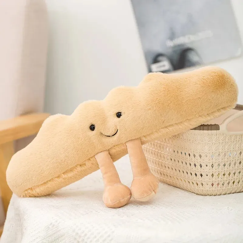Pretzel Croissant Toast Plush Toy