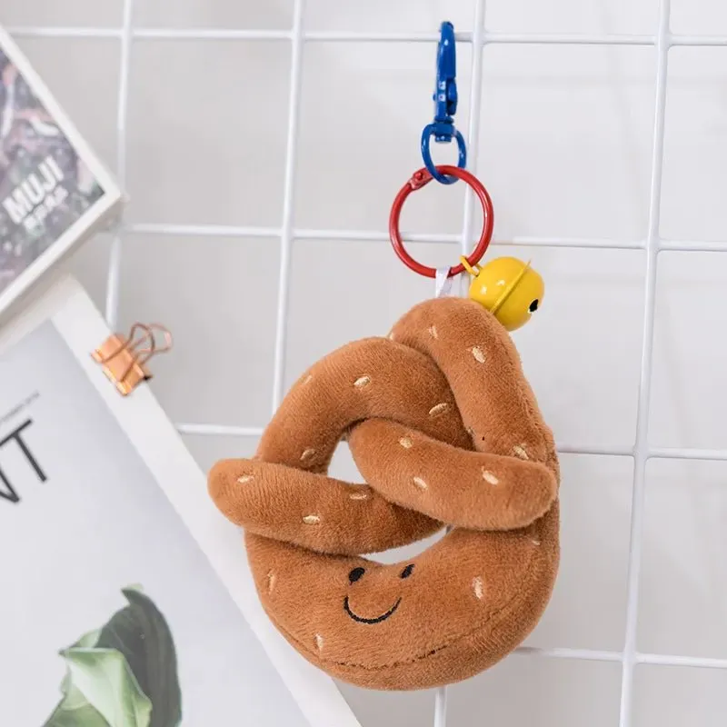 Pretzel Croissant Toast Plush Toy