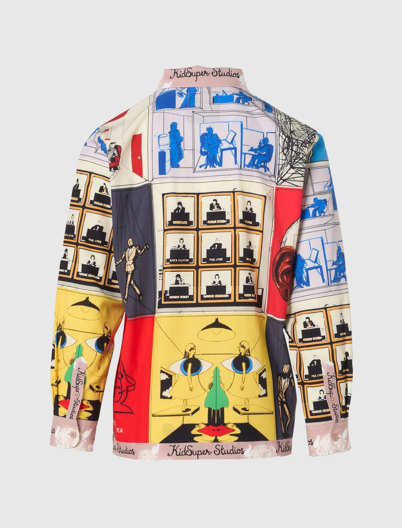 PRINTED SATIN SHIRT