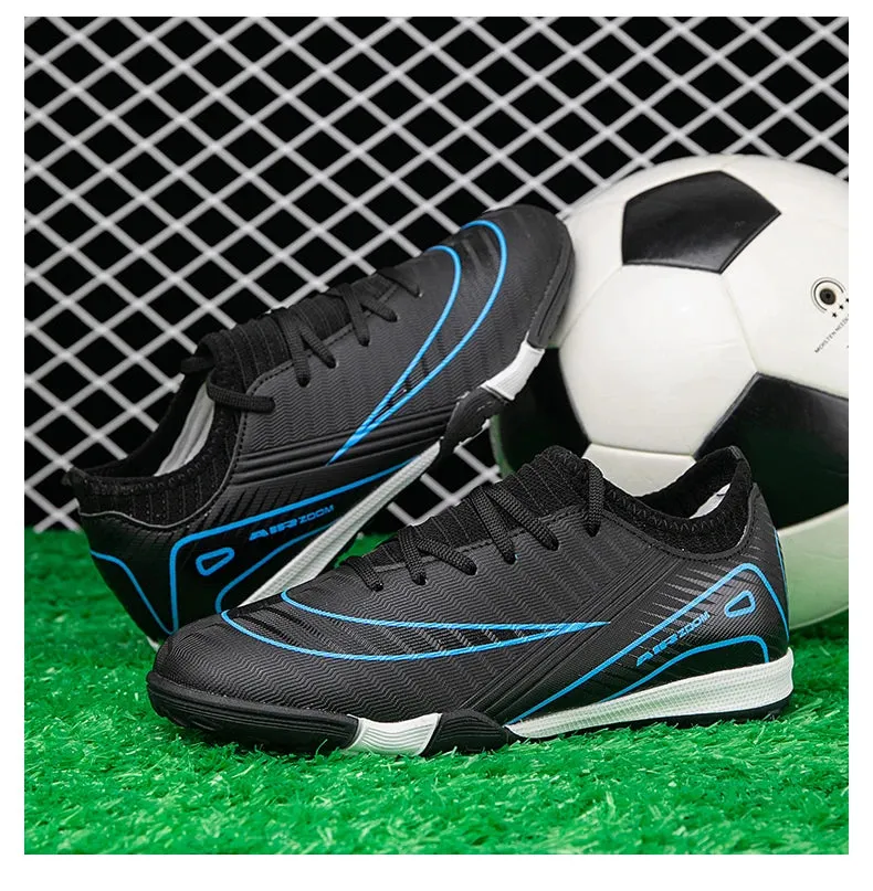 Professional Kid New Soccer Shoes Match Ankle Non-Slip Football Boots TF Sneakers Boys Comfortable Sports Shoes Unisex