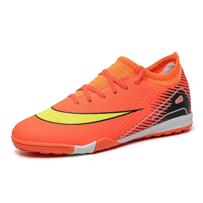Professional Kid New Soccer Shoes Match Ankle Non-Slip Football Boots TF Sneakers Boys Comfortable Sports Shoes Unisex