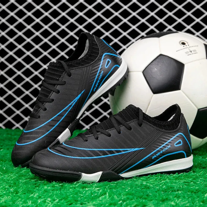Professional Kid New Soccer Shoes Match Ankle Non-Slip Football Boots TF Sneakers Boys Comfortable Sports Shoes Unisex