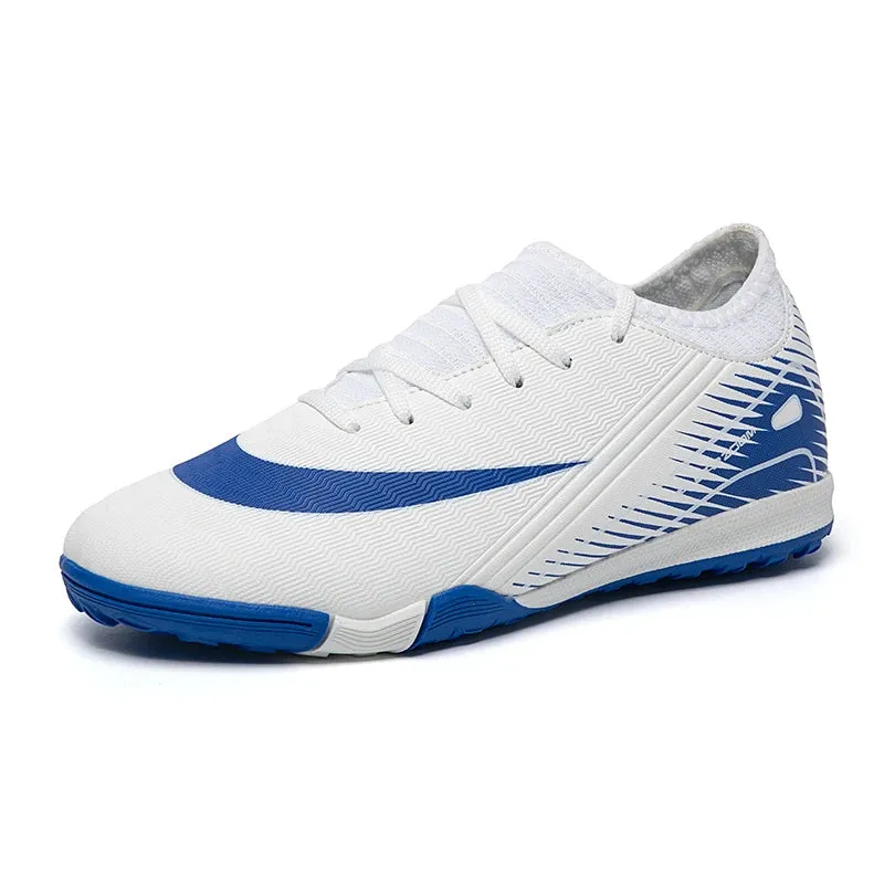 Professional Kid New Soccer Shoes Match Ankle Non-Slip Football Boots TF Sneakers Boys Comfortable Sports Shoes Unisex