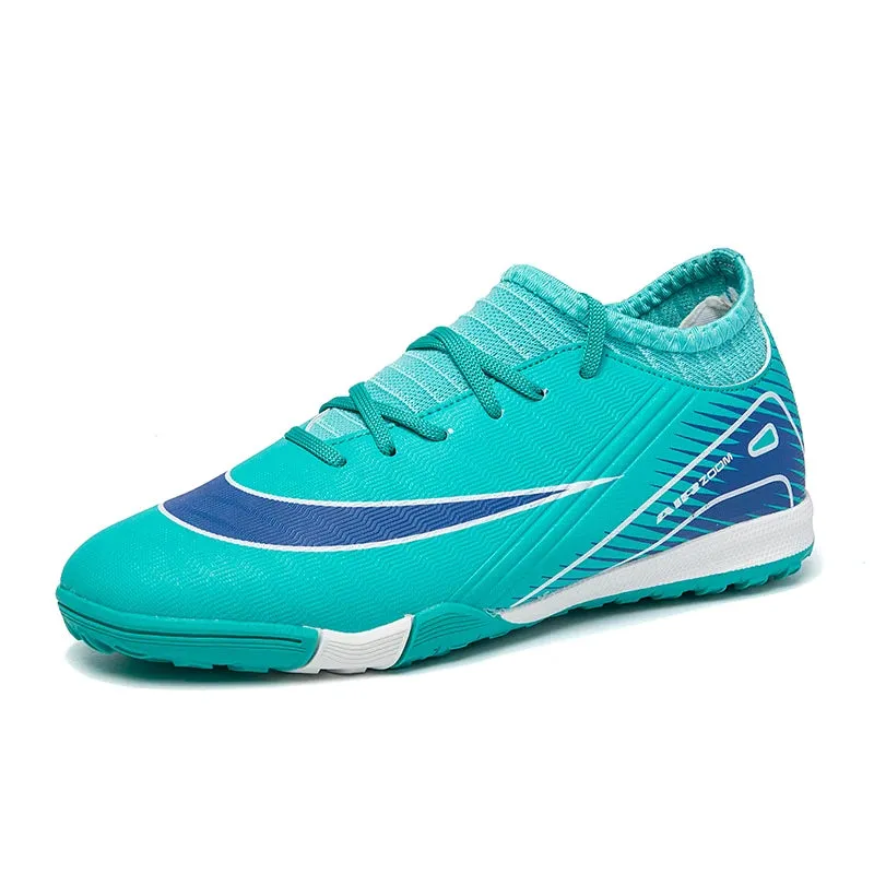 Professional Kid New Soccer Shoes Match Ankle Non-Slip Football Boots TF Sneakers Boys Comfortable Sports Shoes Unisex