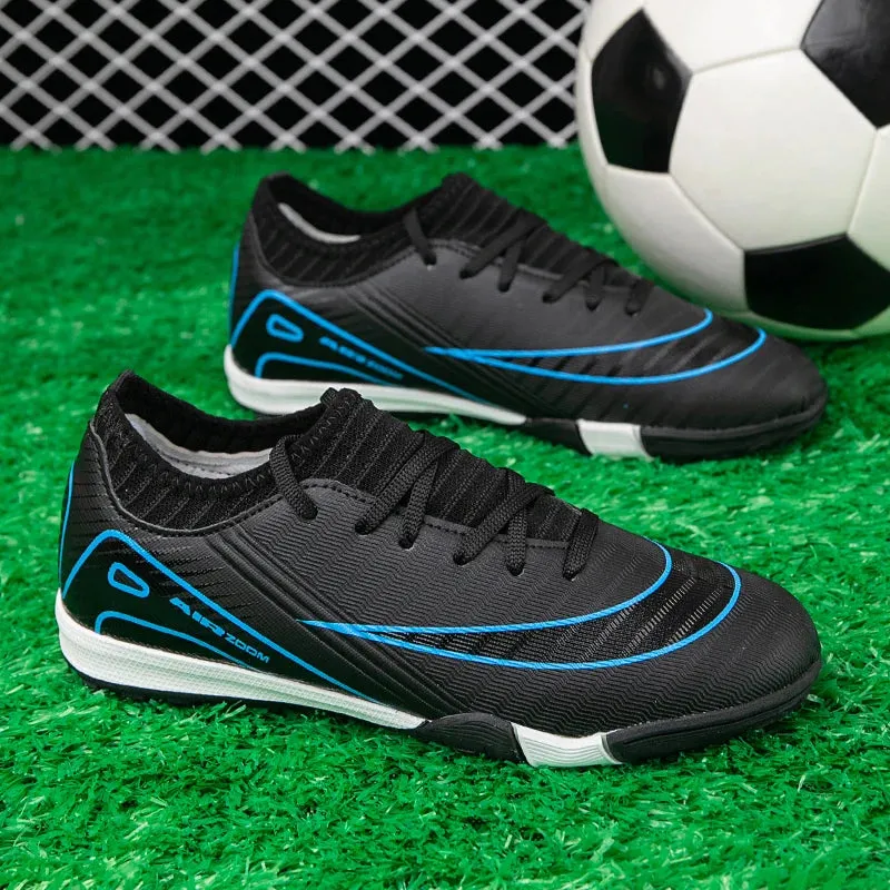 Professional Kid New Soccer Shoes Match Ankle Non-Slip Football Boots TF Sneakers Boys Comfortable Sports Shoes Unisex