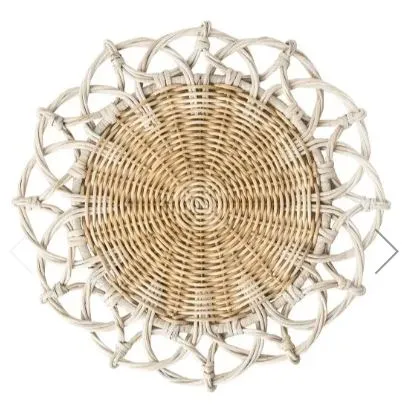Provence Rattan Whitewash Placemat