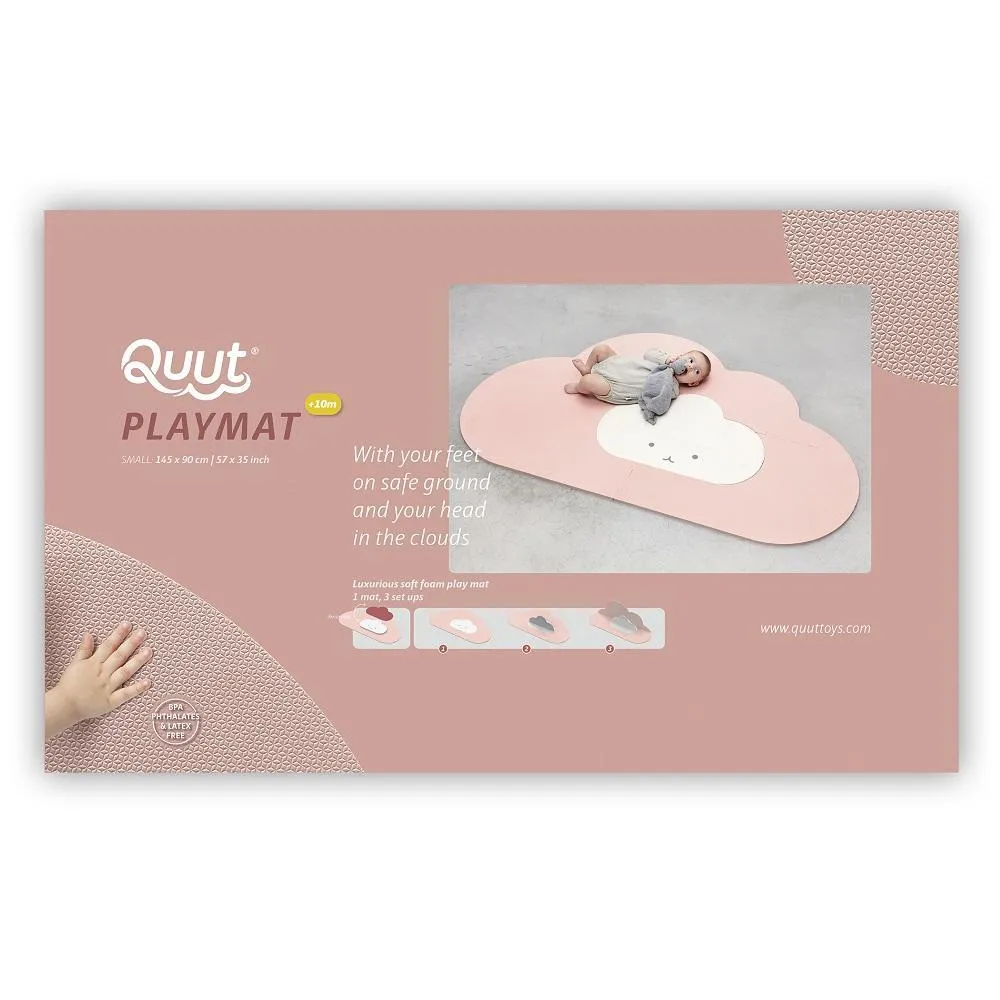 Quut Head in the Clouds Playmat Small (Blush Rose)