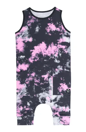 RAGS Tank Capri Hip Pocket Rag Romper - Tie Dye - Inkwell