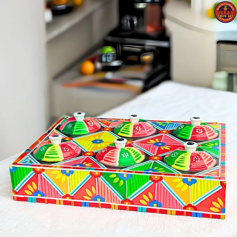 Rainbow Multi Purpose Hand Painted Box