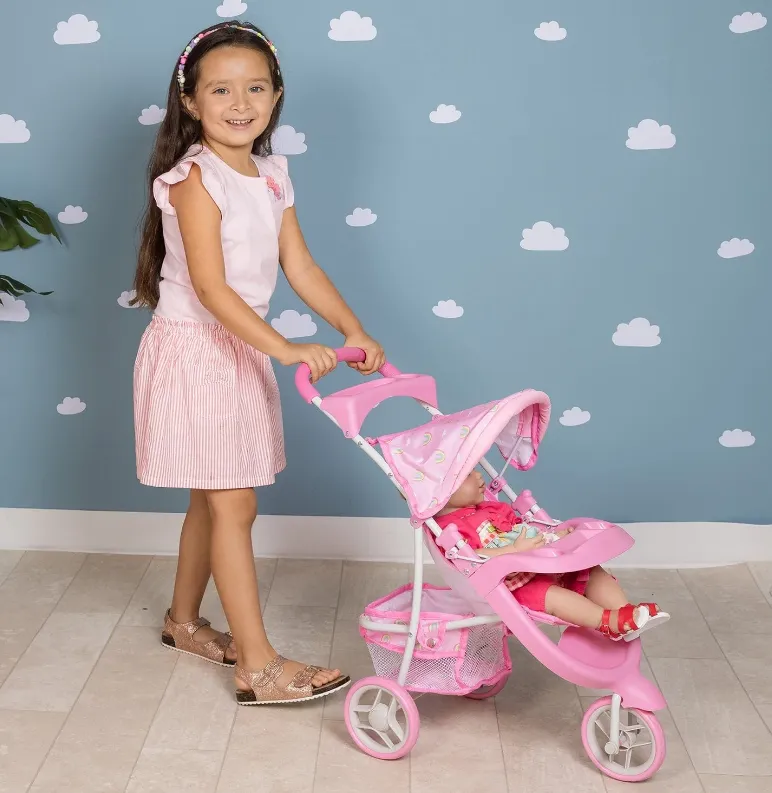 Rainbow Rose Snack and Go Stroller