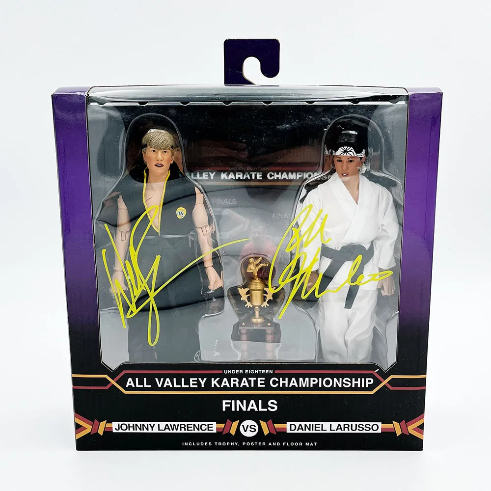 Ralph Macchio/William Zabka Autographed 'Karate Kid' 2-Pack Action Figures