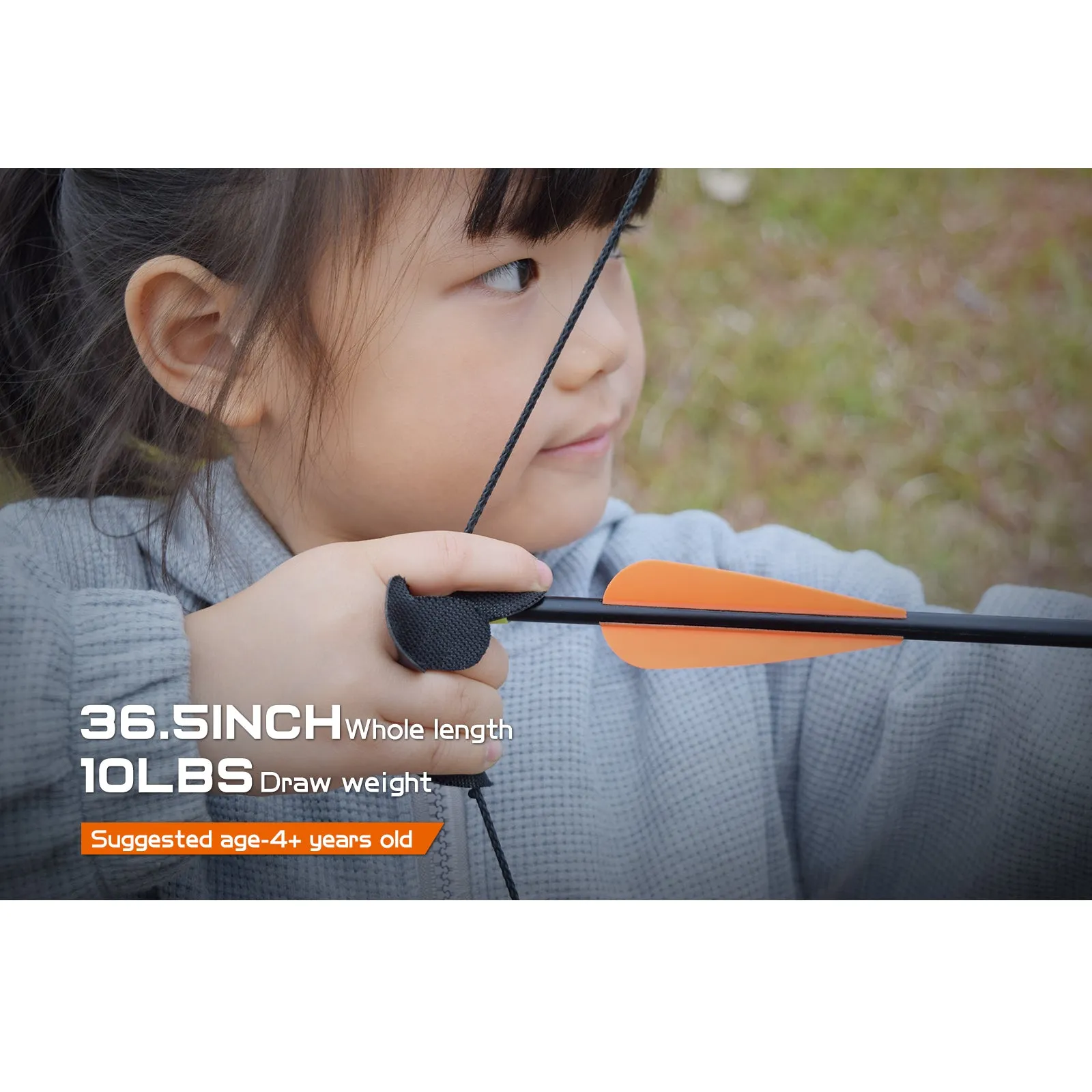 Recurve Bow and Arrow Set Outdoor for Children Junior Archery Beginner
