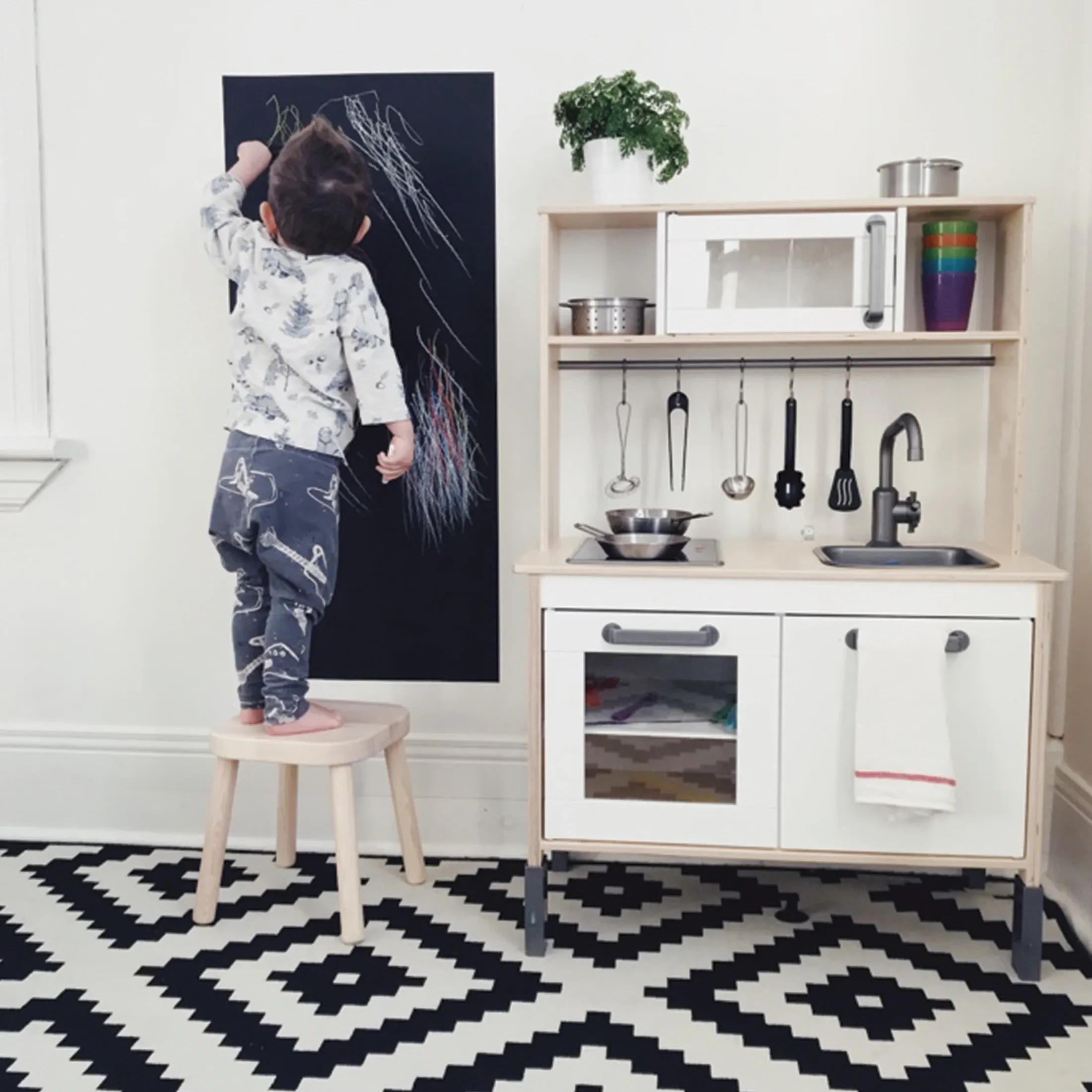 Reusable Wall Decal Chalk Wall