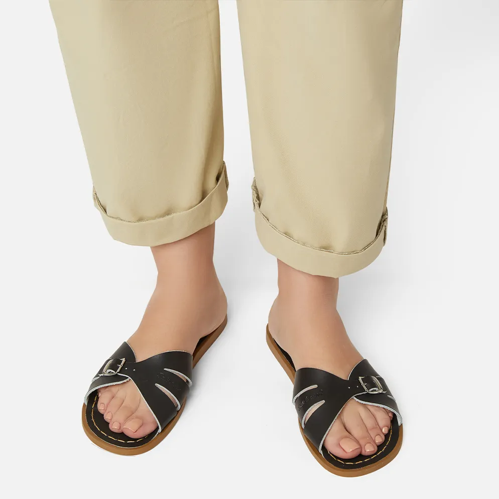 Salt Water Classic Slide Black