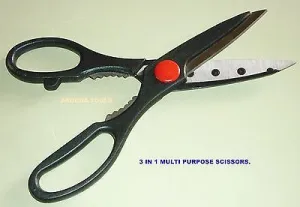 SCISSORS 3 IN 1 MULTI PURPOSE - NEW