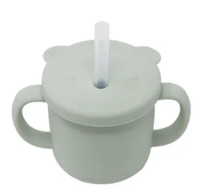 Silicone Bear Cup Sage