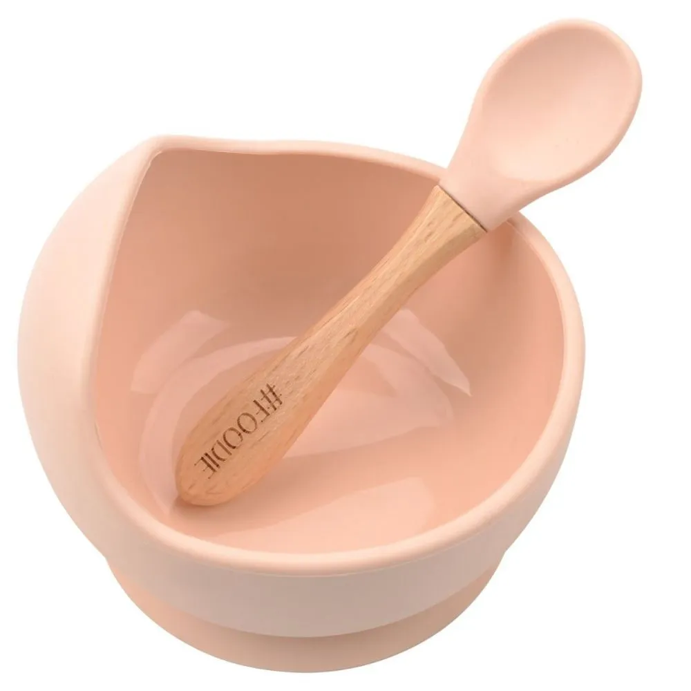 Silicone Bowl   Spoon