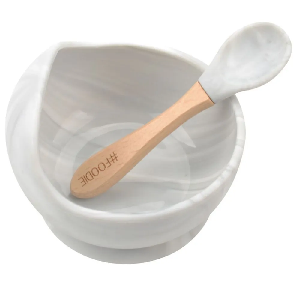 Silicone Bowl   Spoon
