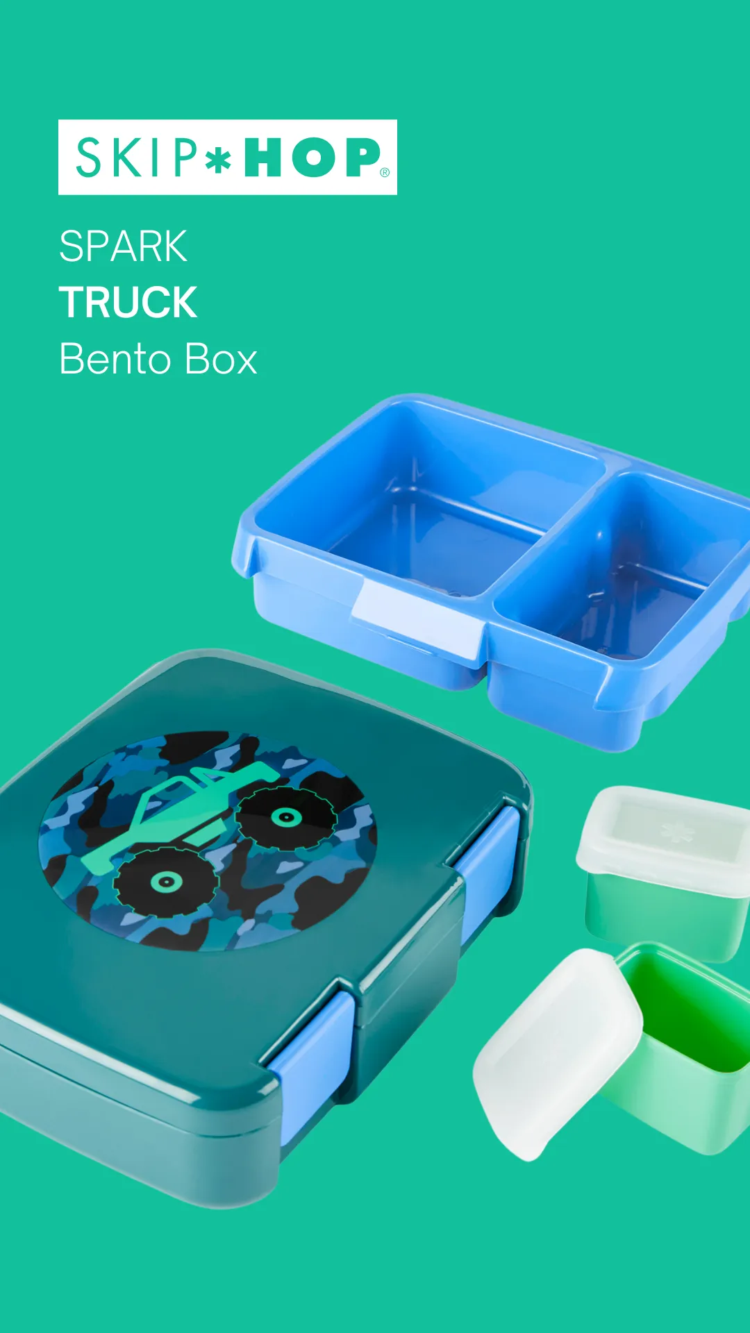 Skip Hop Spark Style Bento Lunch Box - Truck