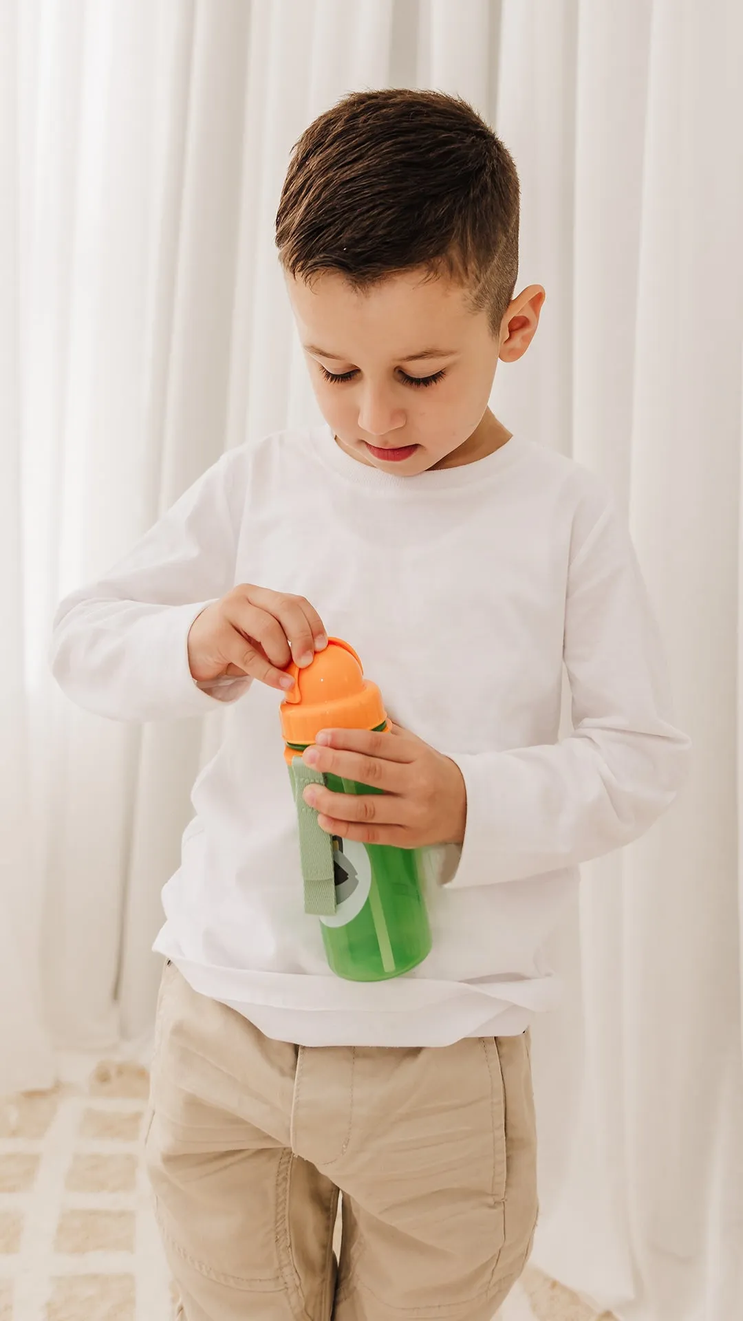 Skip Hop Zoo PP Straw Bottle  - Raccoon