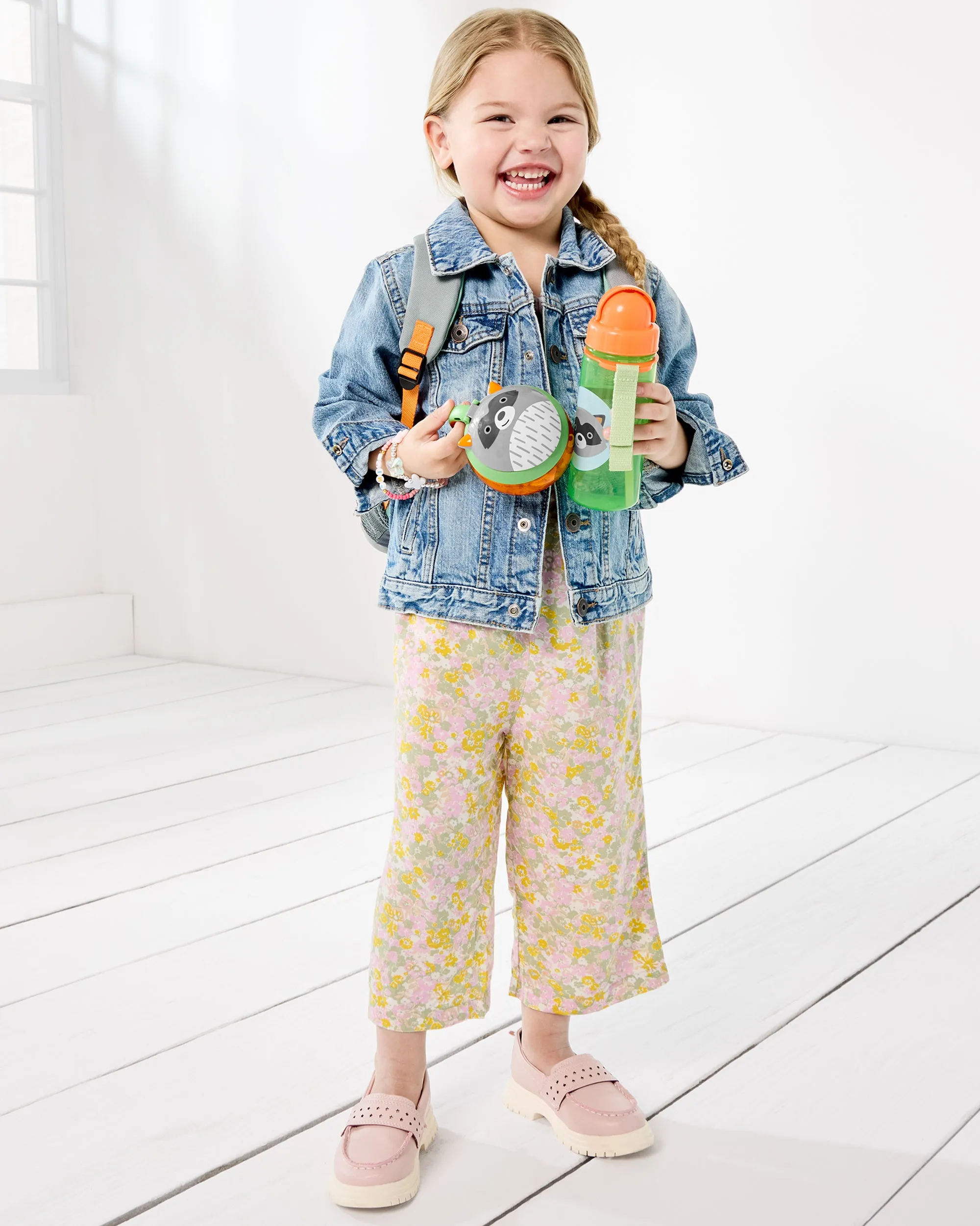 Skip Hop Zoo PP Straw Bottle  - Raccoon