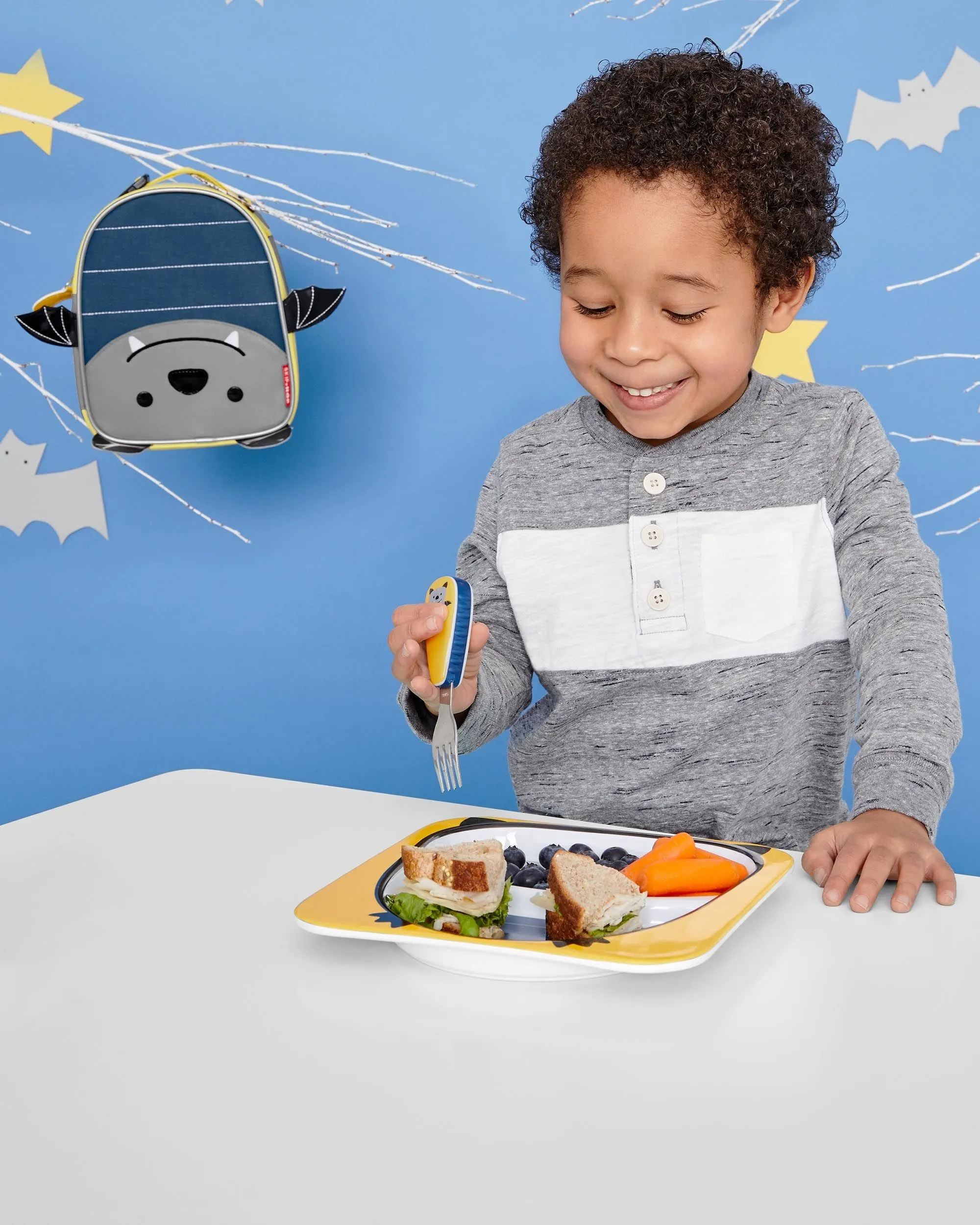 Skip Hop Zootensils Fork & Spoon - Bat