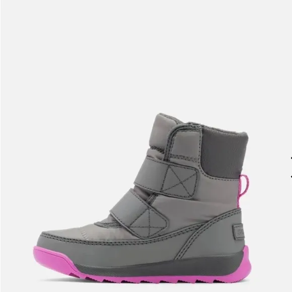 Sorel Whitney II Strap Waterproof Winter Snow Boot in Gray. Size 10.