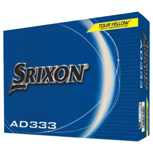 Srixon AD333 Yellow Golf Balls 12Pk