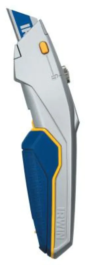 Stanley?? Products ProTouch Retractable Utility Knives, 9 3/16 in, Carbon Steel Blade, Aluminum, 1774106