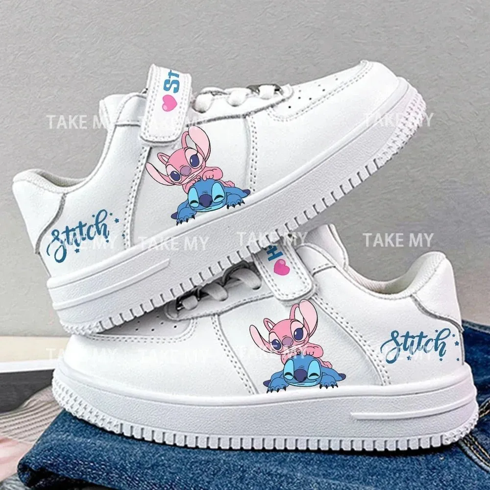 Stitch Shoes sneakers for children Student Casual basketball shoes Kid Sneakers girls boys Running Fashion Sports Shoes Gift