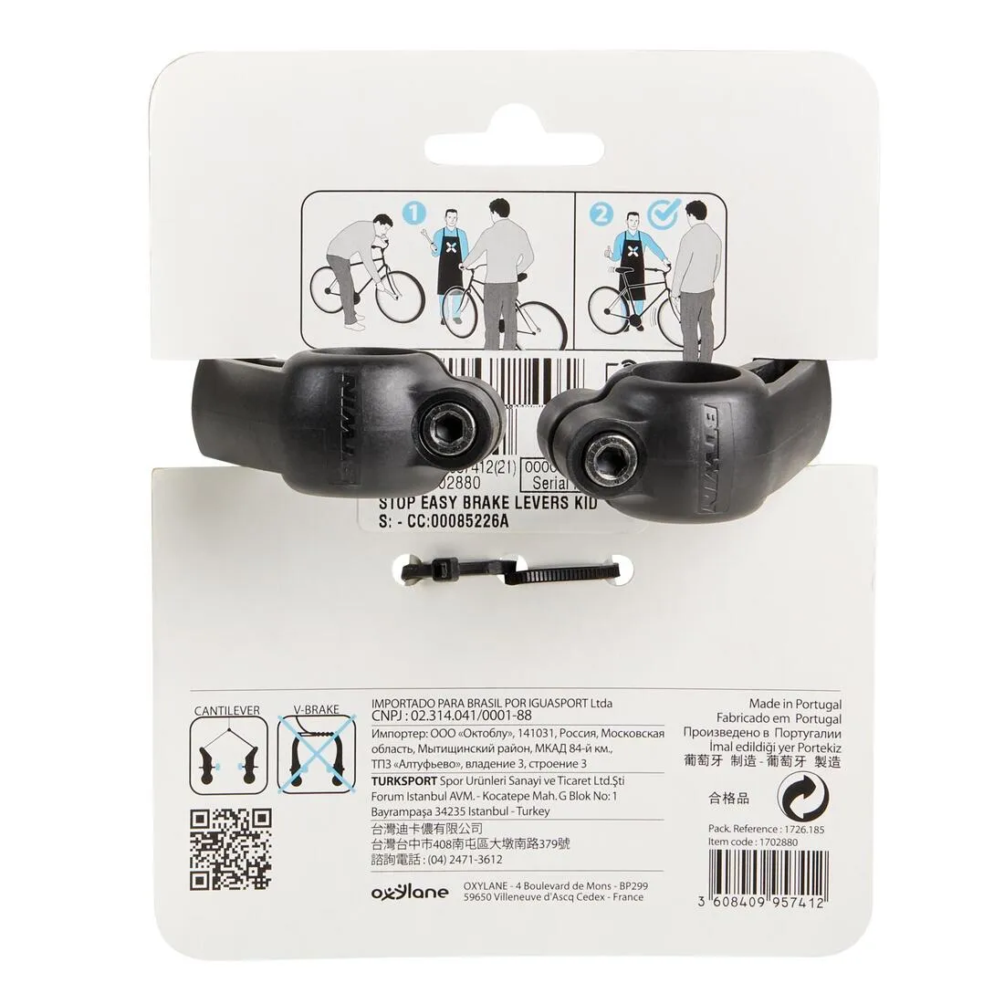 Stop Easy Kids' Bike Brake Lever x 2